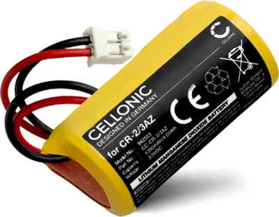 Image de CELLONIC 1x Batterie pour Domotique / Smart Home Compatible avec Verisure Brandvarnare, Sirene, Night Control, CR-2/3AZ - (1350mAh, 3V)