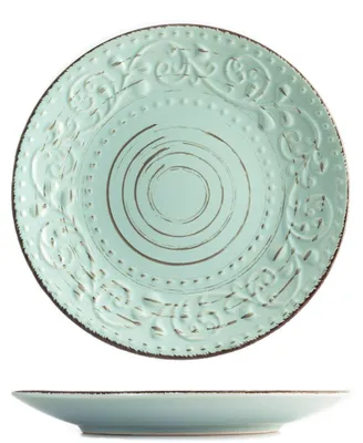 Produktbild von H&h Courtyard 6er-Set blaue Obstteller 21cm