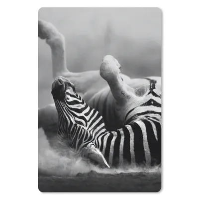 Produktbild von MuchoWow® Mauspad Mousepad Zebra - Tiere - Schwarz - Weiß 18x27 cm - Mousepads - Maus Mat - Pad - Mausunterlage