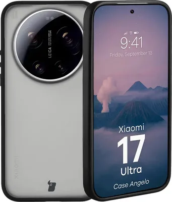 Produktbild von Handyhülle für Xiaomi 17 Ultra, Bizon Case Angelo, Getönte mit schwarzem Rahmen