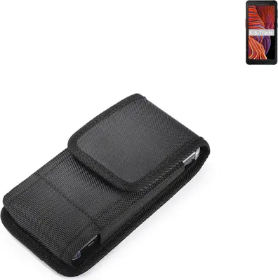 Produktbild von Holster Gürteltasche kompatibel mit Samsung Galaxy XCover 5 Holster Gürtel Tasche wasserabweisend Handy Hülle Schutz Hülle Outdoor schwarz