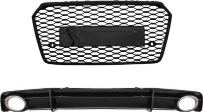 Produktbild von Kühlergrill für Audi A7 4G Facelift 15-17 RS7 Look nur S-Line Diffusor Auspuff