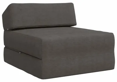 Produktbild von vidaXL Klappsofa Bett Dunkelgrau 60 x 70 x 41 cm Stoff
