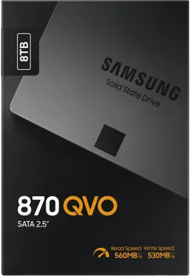 Produktbild von Samsung MZ-77Q8T0 2.5"" 8000GB Serial, MZ-77Q8T0BW