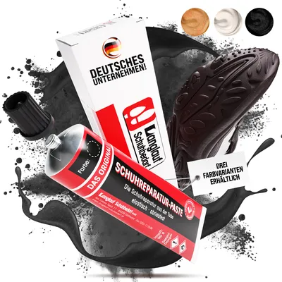 Produktbild von Langlauf Schuhbedarf Schuhreparaturpaste 90g  anthrazit