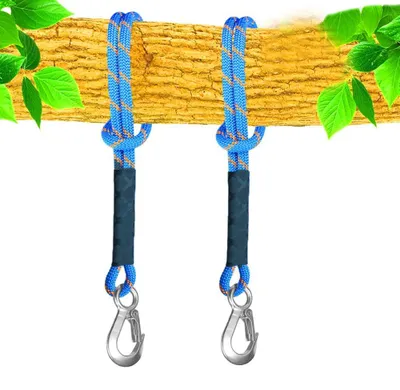 Immagine prodotto di Solidchoice - 2 cinghie per altalena con ganci di fissaggio, adatte per interni ed esterni