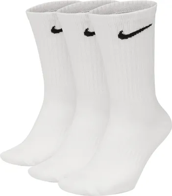 Produktbild von Nike U Nk Everyday Ltwt Crew 3Pr White/Black Xl