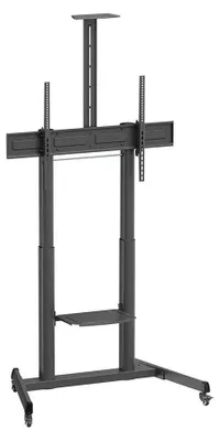 Produktbild von AISENS FT100TE-403, 2,54 m (100"), 200 x 200 mm, 1000 x 600 mm, -10 - 5°, Stahl, Schwarz