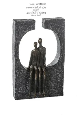 Obrázok produktu pre Casablanca by Gilde Dekoratívna figúrka Socha Spoločenstvo bronzová farba V. 27,5 cm,79617