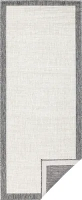 Zdjęcie produktu dla Chodnik szaro kremowy na taras, sznurkowy 80x350cm