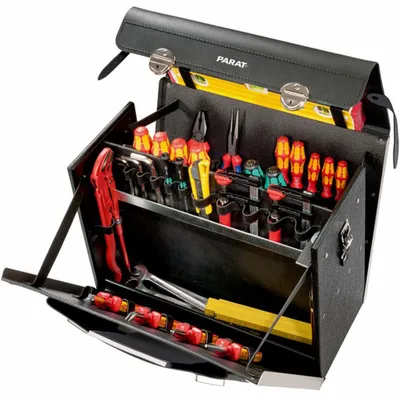 Produktbild von Werkzeugtasche NEW CLASSIC KingSize Plus B460xT210xH340mm 33l Rindsleder/HDPE