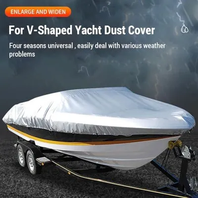 Produktbild von Bootabdeckung V-Rumpf - Wasserdicht - 700 x 320 cm