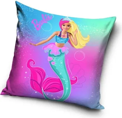 Produktbild von Kissenbezug 40X40 Mikrofaser Barbie Meerjungfrau
