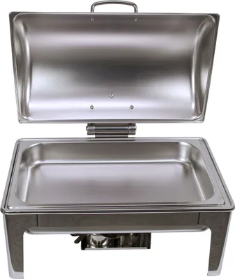 Produktbild von Edelstahl Luxus Speisenwärmer Warmhaltebehälter Chafing Dish 9,0 Liter
