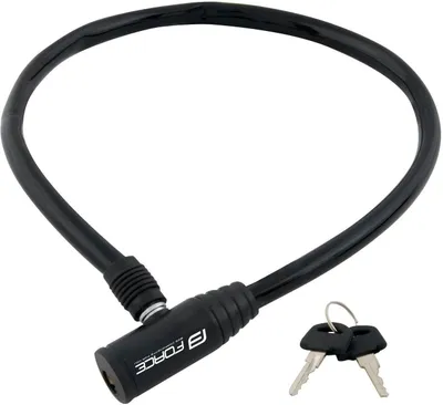 Produktbild von Force Lock F ECO Without Bracket 70cm/8mm Black Schloss-Stahlkabel