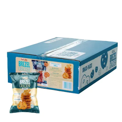 Produktbild von HELLMA Brezel Cracker gesalzen (28 × 35 g)