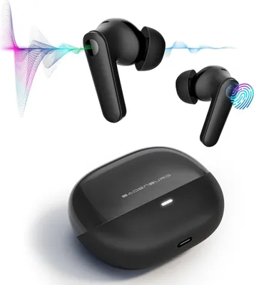 Produktbild von Airbeat 1 Aktive Noise Cancelling True Wireless Ohrhörer, Verbesserter Bass Bluetooth 5.3 In-Ear-Kopfhörer,48 Stunden Wiedergabezeit, ENC