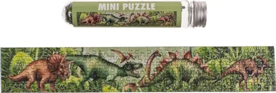 Produktbild von Dinosaurier Mini Puzzle mit 150 Teilen in PET-Röhre