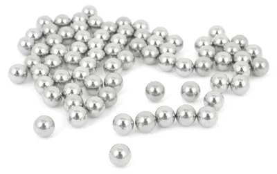 Fahrrad-Stahlkugeln 5 mm, 150 Stück, Silber