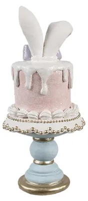Immagine prodotto di Clayre & Eef Torta decorativa a figure Ø 9x19 cm Plastica rosa