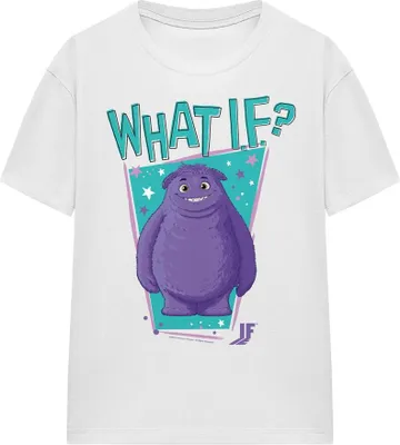 Produktbild von IF - "What If" T-Shirt für Herren/Damen Uni TV15758 (L) (Weiß)