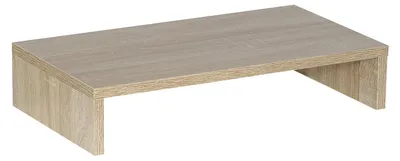 Produktbild von Monitorständer MONITOR, Sonoma Eiche - Schreibtischaufsatz 50 cm, Bildschirmerhöhung ergonomisch, Schreibtisch Organizer schmal für Arbeitszimmer und Homeoffice
