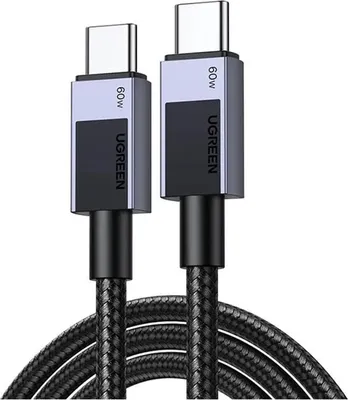 Image de Câble Usb-C Do Usb-C Ugreen L524, 60W, Pd, 1M (Szary)