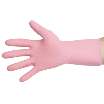 Image de MAPA Vital 115 Gants de ménage légers et résistants aux liquides Rose Large