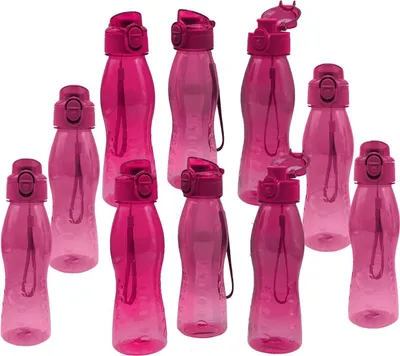 Produktbild von 10 Stück Steuber Klick Top Design Trinkflasche 700 ml pink