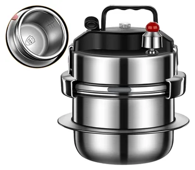 Image de Autocuiseur, capacité de 1,6 l, compatible avec le gaz et l'induction, 1,6 l