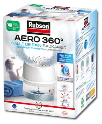 Immagine prodotto di Assorbitore di umidità Aero 360° per il bagno - Rubson