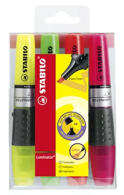 Zdjęcie produktu dla STABILO luminator, 4 szt., Wielo, Wielobarwny, 2 mm, 90 mm, 20 mm