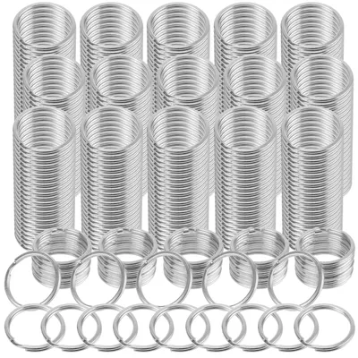 Productafbeelding van Solidchoice - 600 Stuks Sleutelhangers Ringen van Metaal