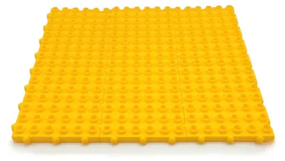 Obrázek produktu pro Sada základních destiček Morphun, žlutá – 12 stavebních destiček (9 × 6 cm, obdélníkové, CE a EN71, kompatibilní se všemi sadami Morphun) – od 3 let