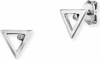 Produktbild von cai Ohrstecker 925/- Sterling Silber 0,7cm weiß Zirkonia weiß 273220695