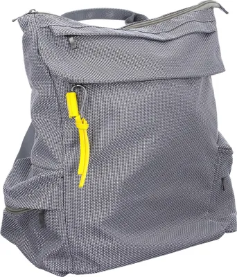 Produktbild von Grauer Rucksack N20103, 38x21x16 cm, verstellbare Schultergurte, mehrere Reißverschlussfächer