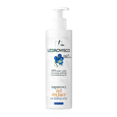 Produktbild von Gesichtsreinigungsgel mit Kamillenextrakt für einen schönen Teint, 200 ml – UZDROVISCO (Fiołek)