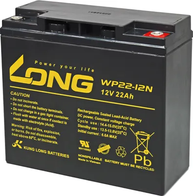 Image de KungLong batterie plomb WP22-12N  zyklenfest