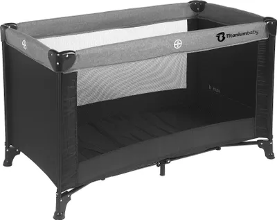 A travel crib for babies.