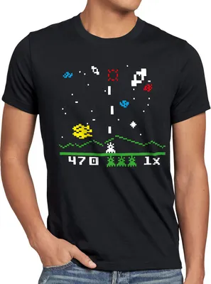Produktbild von style3 Sheldon Invaders Herren T-Shirt, Größe:5XL, Farbe:Schwarz