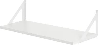 Produktbild von Dolle Wandregal Triangolo 60 x 25 cm weiß/weiß