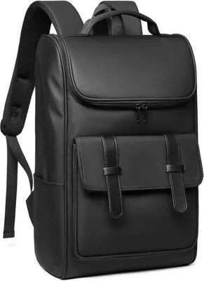 Image de Sac à dos imperméable pour homme, noir, taille moyenne, pour ordinateur portable 15,6 pouces