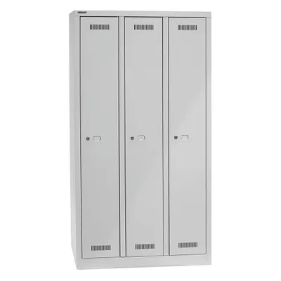Produktbild von BISLEY Kleiderspind MonoBloc Maße: 90 x 170 x 50 cm (B x H x T) Anzahl der Abteile: 3 Abteile