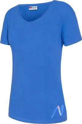 Productafbeelding van Nebulus T-shirt MAYA, dames, shirt, korte mouwen, casual shirt, model P7002 - dames, kleur: amparoblau, maat: S/36