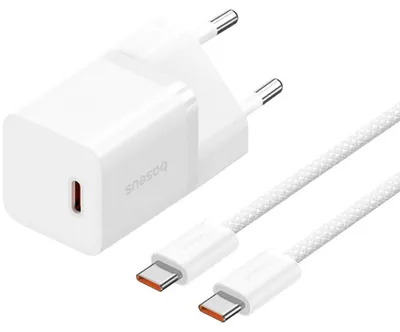Immagine prodotto di Baseus P10110902213-01 USB-C GaN5 mini 30W mains charger White