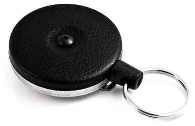 Produktbild von Schlüsselrolle stabil mit Polyamidseil und Gürtelschlaufe, schwarz
