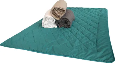 Produktbild von Leichtsteppbett Sommer Steppbett ca. 135x200 cm leichte Sommerdecke Kochfest 95° für Camping heiße Sommertage Farbe: Petrol