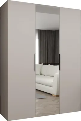 Produktbild von MEBLE KRYSPOL, Kleiderschrank, Schrank 150 cmx202x52, Kaschmir, Kaschmir