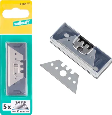 Produktbild von Wolfcraft Trapezklingen 52Mm/5Stk.