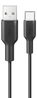 Produktbild von PURO Lade- und Synchronisationskabel von USB-A 2.0 zu USB-C 3.1, 1 Meter